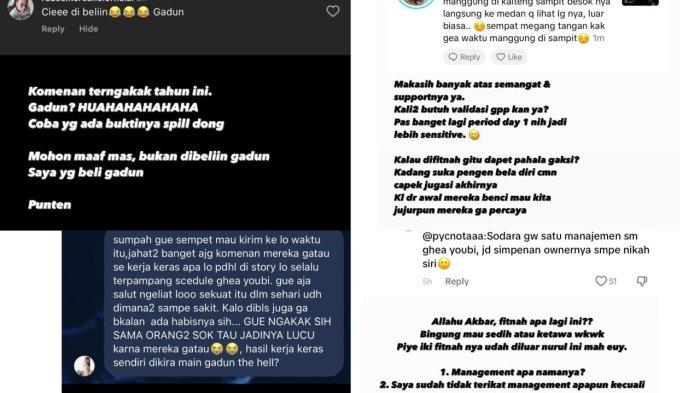 Postingan Ghea Youbi di story