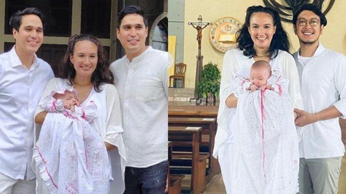 Putri Dimas Anggara dan Nadine dibaptis