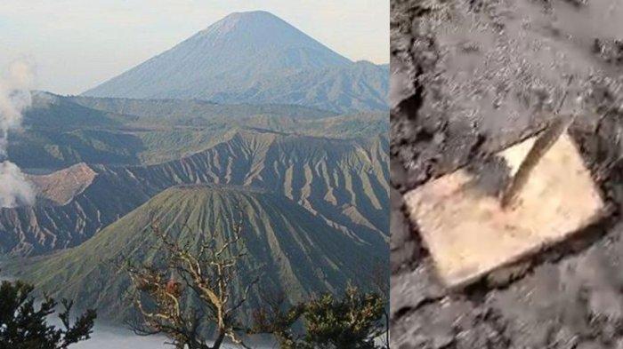 RANJAU PAKU DI BROMO. Kolase suasana di Gunung Bromo (kiri) dan ranjau paku (kanan) yang ditemukan di kawasan Bromo.