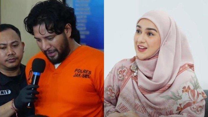 Irish Bella (kanan) dan Ammar Zoni (kiri) usai kembali ditangkap.