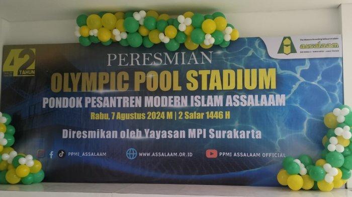 Milad Ke 42 PPMI Assalaam Sukoharjo Jateng, Resmikan Gedung Asrama dan Gedung Kolam Renang
