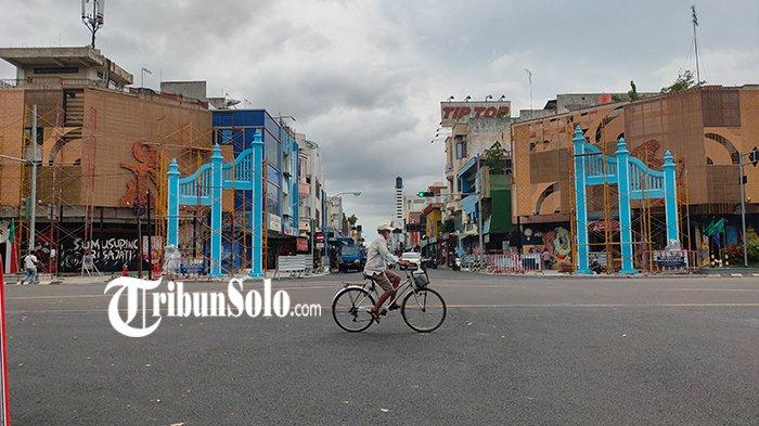 Suasana di Koridor Ngarsopuro. 