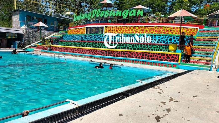 Suasana objek wisata Sendang Plesungan di Desa Plesungan Kecamatan Gondangrejo Karanganyar
