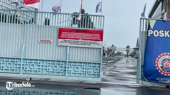 KONDISI SRITEX - Suasana pabrik PT Sritex Sukoharjo, Jumat (9/5/2025) lalu. Aset perusahaan yang sedang ditangani dalam proses kepailitan tetap aman dan tidak terdampak oleh kasus hukum yang melibatkan mantan komisaris.