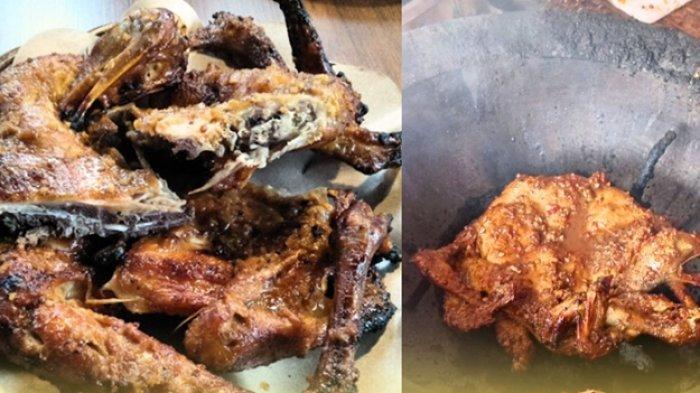 KULINER LEGENDARIS KLATEN - Tampilan menu ayam panggang Mbah Dinem di Klaten, Jawa Tengah, Ini sejarah Ayam Panggang Mbah Dinem hingga jadi legendaris seperti sekarang.