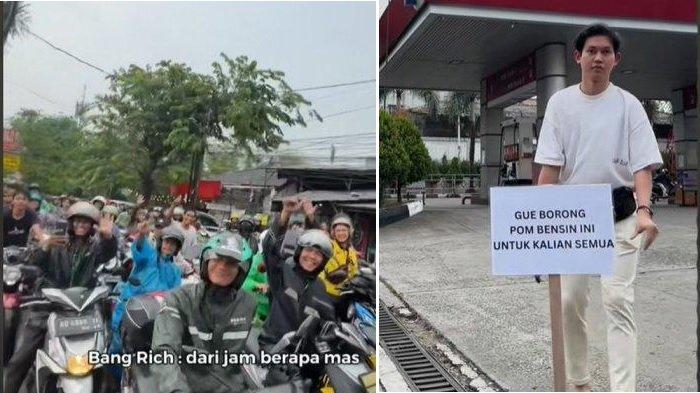 Terungkap sosok TikTokers Richard Theodore yang borong bensin di SPBU demi bagi-bagi ke warga secara gratis
