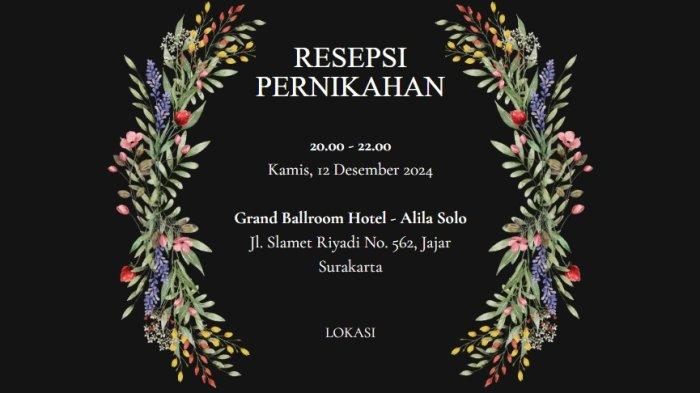 Undangan pernikahan online, Rio dan Athina