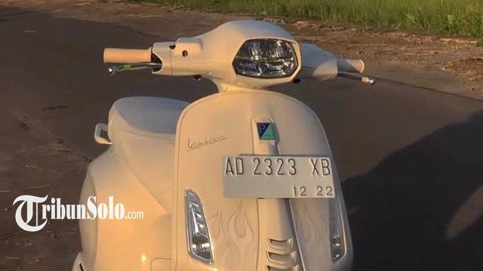 Vespa Justin Bieber milik anak Kades Pepe Klaten yang raib dicuri maling.
