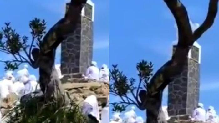 VIRAL DI LAWU - Viral video orang berpakaian putih memutari puncak Gunung Lawu Hargo Dumilah, Senin (14/7/2025). Sebuah video menunjukkan aktivitas tawaf oleh sekelompok orang berbaju putih di puncak Gunung Lawu, Jawa Tengah, (Jateng) viral di media sosial.