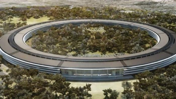 Apel Raksasa Wow! Markas Besar Perusahaan Apple Siap Bertransformasi Menjadi Cincin ...