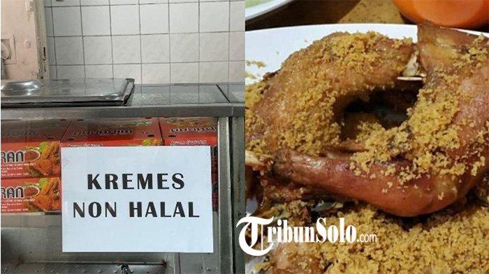 AYAM GORENG WIDURAN - Kolase Suasana di Ayam Goreng Widuran (kiri) dan potret ayam gorengnya (kanan) yang berlokasi Jalan Sutan Syahrir, Kepatihan Kulon, Jebres, Solo, Sabtu (24/5/2025). Heboh di media sosial Ayam Goreng Widuran di Kota Solo ternyata dimasak dengan bahan yang tidak halal.