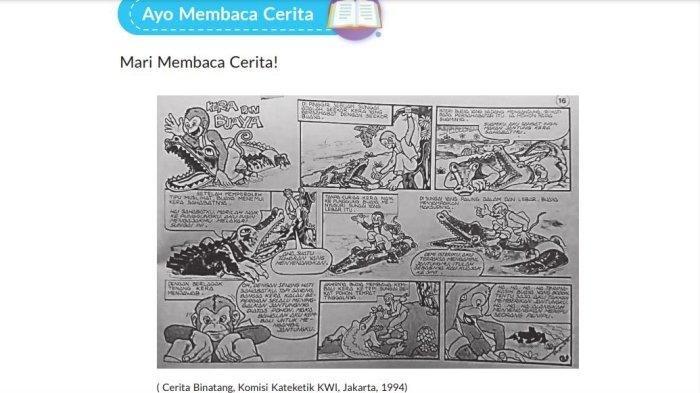 Ayo Membaca Cerita pada buku Pendidikan Agama Katolik Kelas 5 SD halaman 45 Kurikulum Merdeka bab 2.