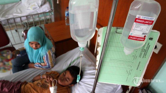 Ilustrasi pasien Demam Berdarah Dengue (DBD).