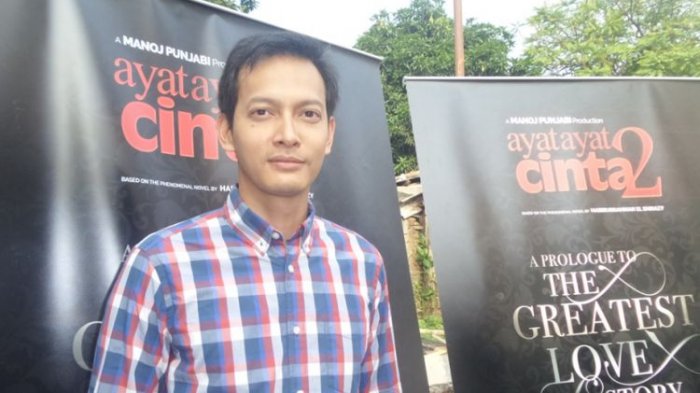 Fedi Nuril di lokasi film Ayat Ayat Cinta 2 di Gedung Perum Produksi Film Negara (PPFN), Jakarta Timur, Jumat (4/8/2017).