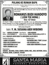 Pulang ke Rumah Bapa - Romanus Budi Handoyo (Liem Tek Hong ...