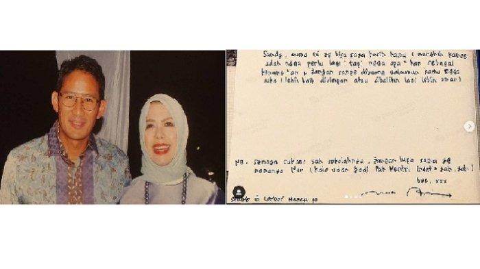 Isi Surat Nur Asia ke Sandiaga Uno: Bak Ucapan adalah Doa, Sudah ...