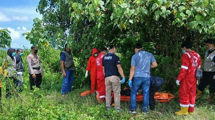 PENEMUAN MAYAT: Evakuasi mayat perempuan yang ditemukan di Sungai Code, Bantul, Selasa 1 April 2025. Polres Bantul berhasil mengidentifikasi jenazah perempuan yang ditemukan mengapung di Sungai Code, Dusun Pandes, Wonokromo, Pleret, Bantul, pada Selasa (1/4/2025).