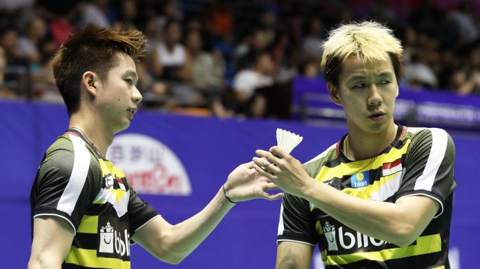 Pasangan ganda putra, Kevin Sanjaya/Marcus Gideon.