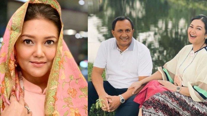 Potret bahagia Bella Saphira dan suami.