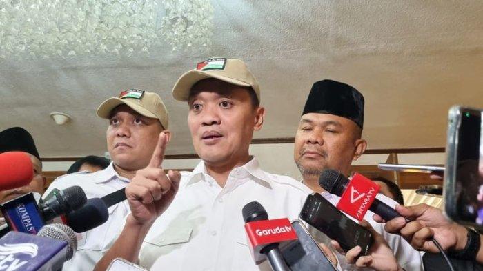 Wakil Ketua Umum Partai Gerindra Habiburokhman saat ditemui di Hotel Sahid, Jakarta Pusat, Minggu (5/11/2023).