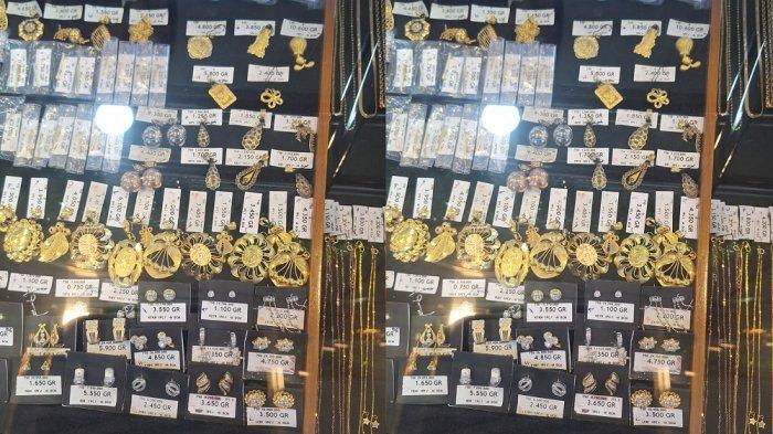 Benda-benda emas milik warga Bantul yang ludes diambil maling