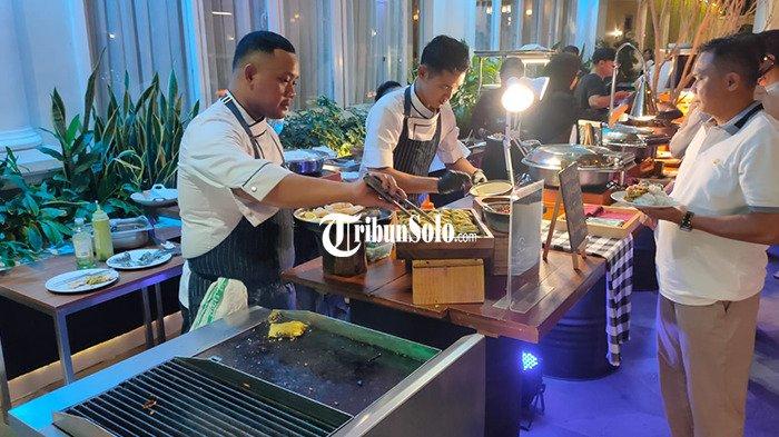 Suasana Gelaran Festival Kuliner Chef Collaboration bertajuk 'Barbecue Last Friday', Jumat (25/8/2023).
