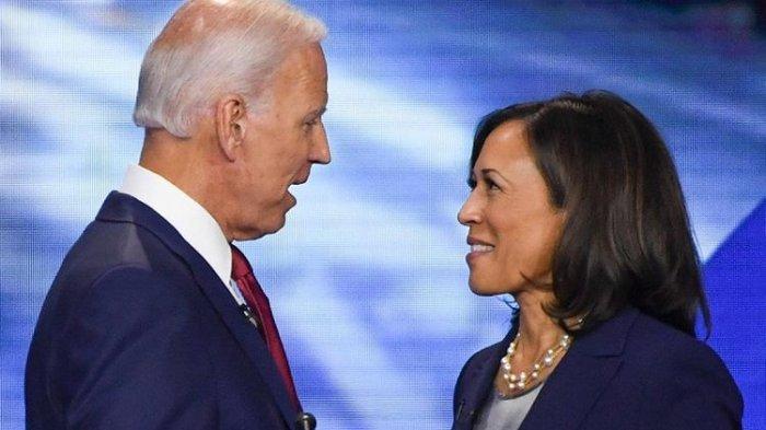 Calon Presiden dan Calon Wakil Presiden Partai Demokrat Pilpres 2020 Joe Biden dan Kamala Harris