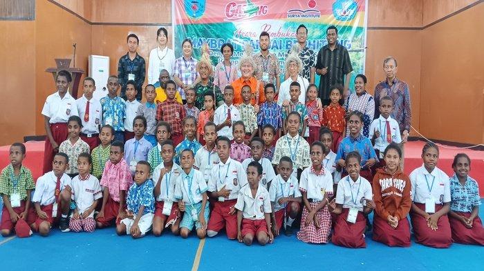 Peserta Matematika Gasing Kabupaten Maybrat Papua Barat Daya.
