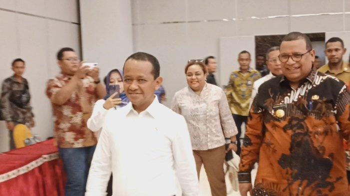 Menteri Investasi/BKPM, Bahlil Lahadalia menghadiri rapat koordinasi teknis Dinas Penanaman Modal dan Pelayanan Terpadu Satu Pintu (DPMPTSP) se-Papua Barat Daya Jumat (4/8/2023).