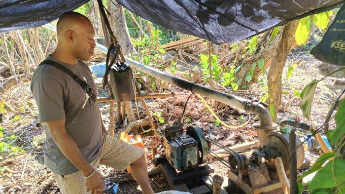 Polres Tambrauw amankan barang bukti yang digunakan dalam penambangan emas ilegal.