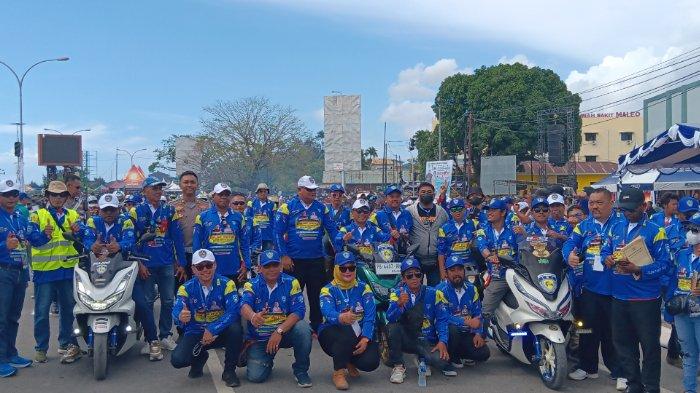 Event kejuaran Road Race Kapolda Cup tahun 2023 di jalan Yos Sudarso Kota Sorong Papua Barat Daya, Jumat (29/9/2023).