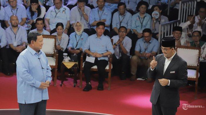 Simak arti kata 'ndasmu etik' yang diucapkan oleh Prabowo Subianto, tanggapi soal pertanyaan etik yang dilontarkan oleh Anies Baswedan di debat capres.