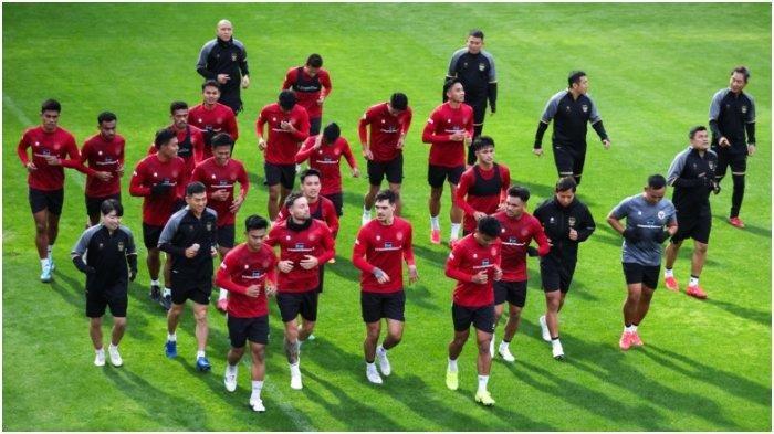 Sesi latihan Timnas Indonesia di Atalaya, Turki menjelang Piala Asia 2023 Qatar.