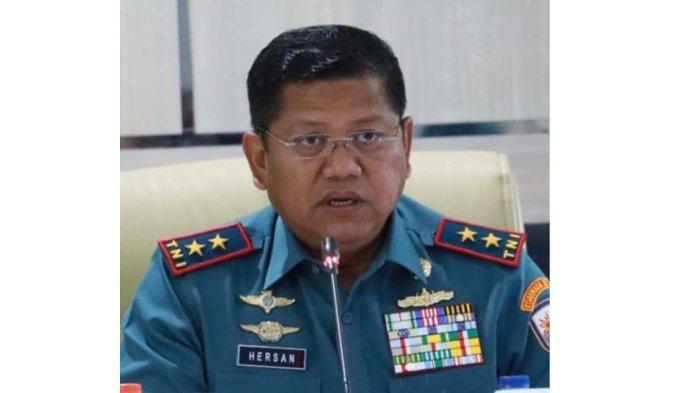 Panglima Koarmada III Sorong Laksamana Muda TNI Hersan.