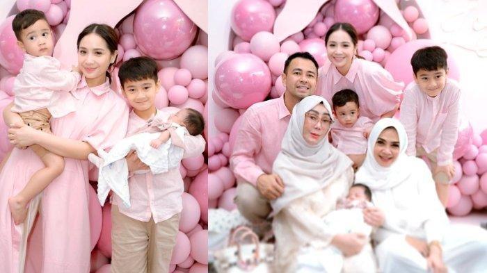 Potret keluarga Raffi Ahmad dan Nagita Slavina saat gelar Aqiah bayi Lily - Pasangan Raffi Ahmad dan Nagita Slavina menggelar acara aqiqah untuk bayi Lily, doa untuk Lily agar diberikan keberkahan dan perlindungan.