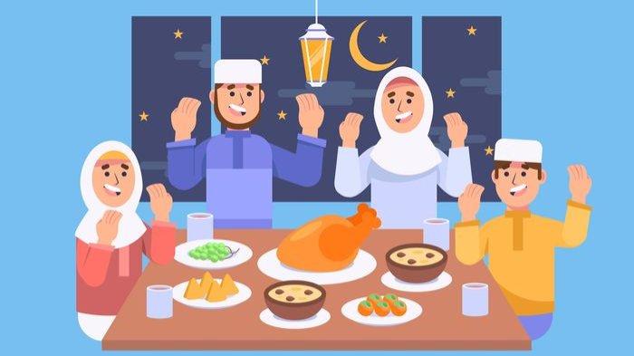 Ilustrasi berbuka puasa Ayyamul Bidh 1446 H. 