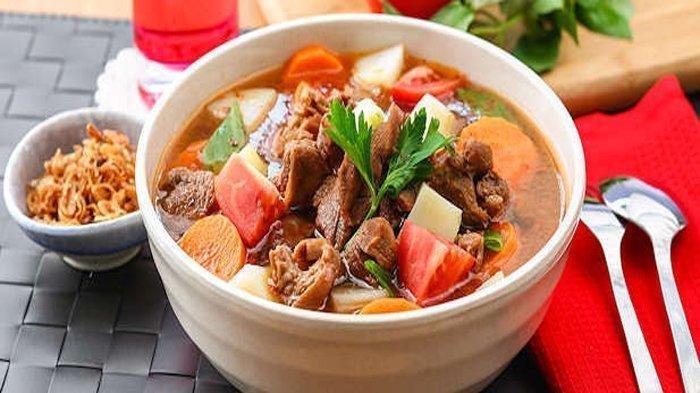 Ilustrasi sop kambing