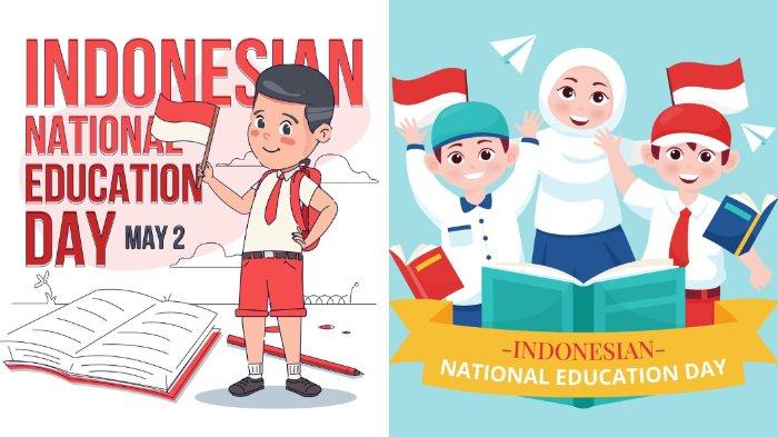 HARI PENDIDIKAN NASIONAL - Kumpulan poster Hari Pendidikan Nasional 2025 diunduh dari Freepik 30 April 2025.