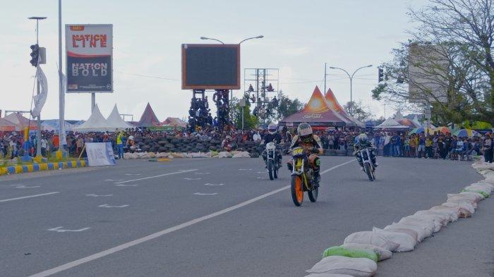 Ikatan Motor Indonesia atau IMI Papua Barat Daya adakan event Balap Motor Open Championship Kapolda Cup 2023 di Kota Sorong, Provinsi Papua Barat Daya, Jumat (29/9/2023).