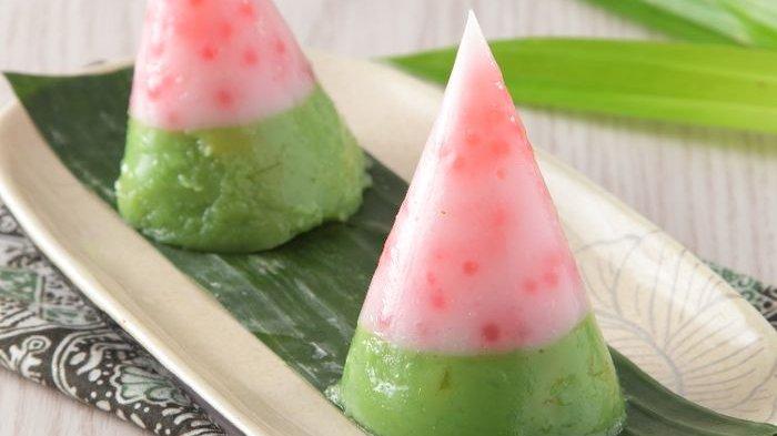 Resep membuat kue Hunkwe Dua Warna yang memanjakan mata.