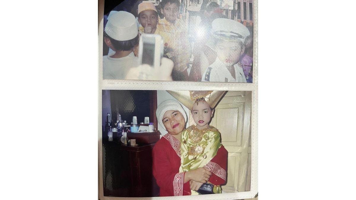 5 foto Fuji Utami promosikan produk rendang milik mamanya, Foto bersama mama