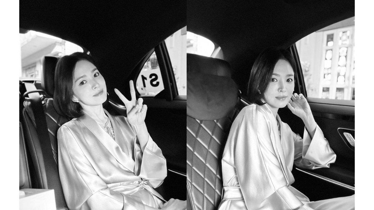 5 foto rayakan ulang tahun sederhana dengan sahabat dekat, Naik mobil hanya pakai bathrobe