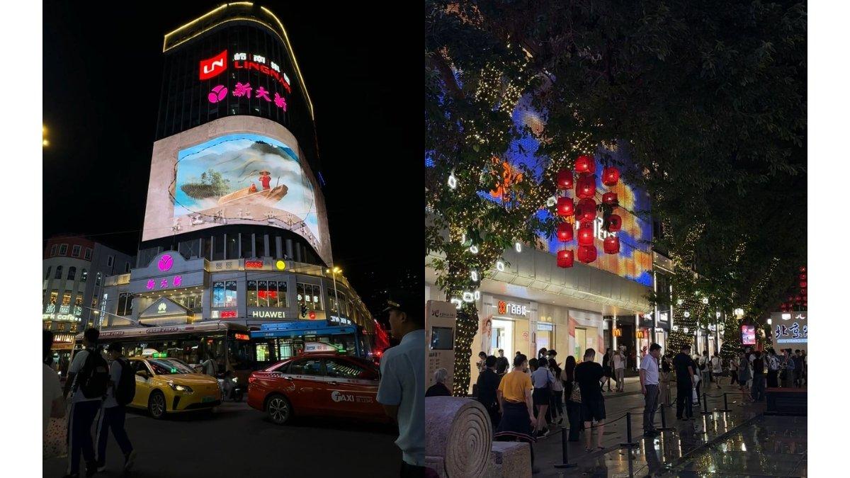 5 foto terbaru Sisca Kohl dan Jess No Limit ke Guangzhou, Cina, Berkeliling nikmati malam 