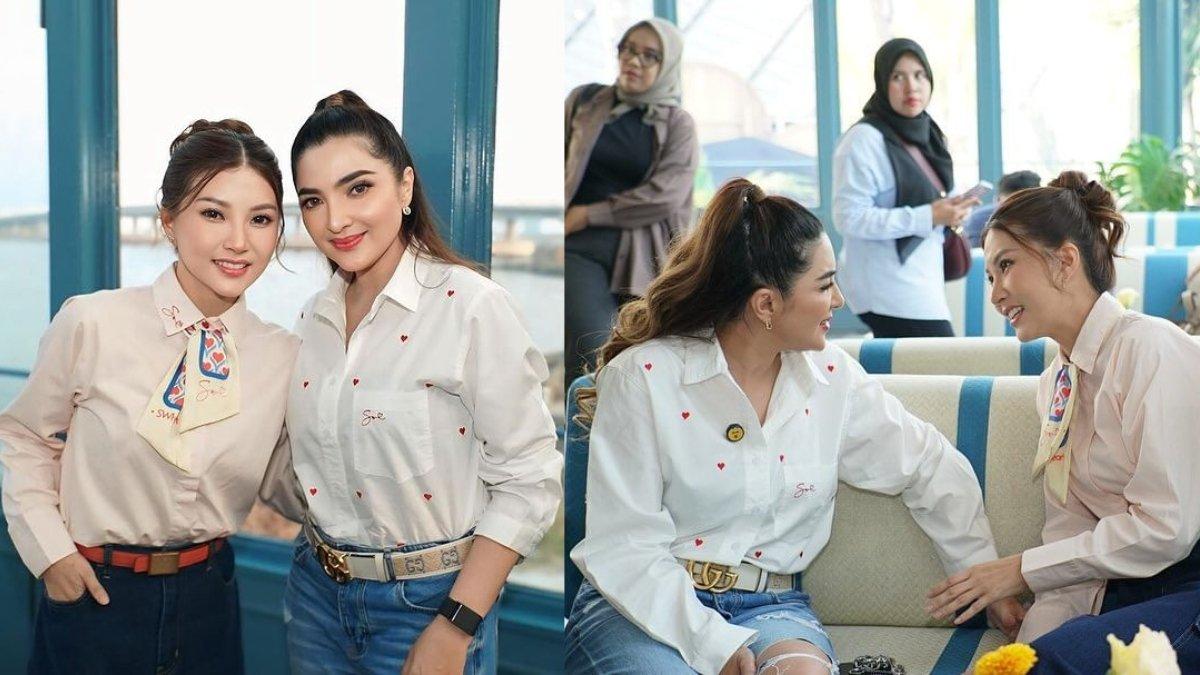5 potret Sarwendah undang para artis hadiri perilisan brand fashionnya, Ashanty pun ikut temani Sarwendah