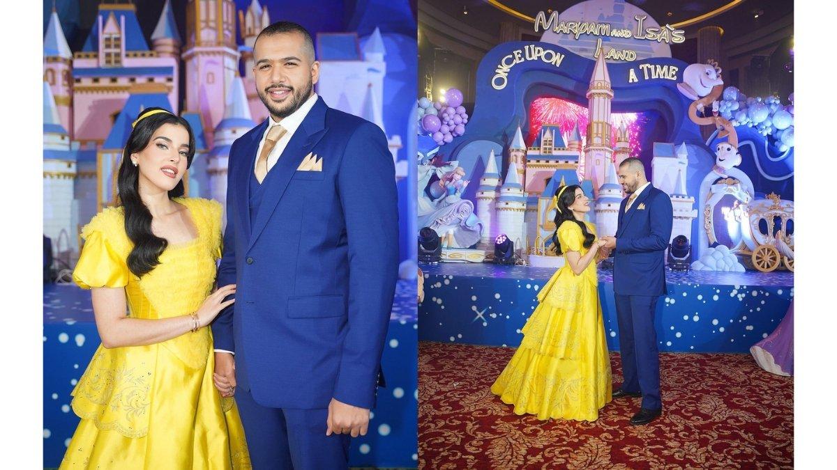 5 potret serunya anak Tasya Farasya pesta ulang tahun Maryam & Isa, Beauty and the beast versi arab