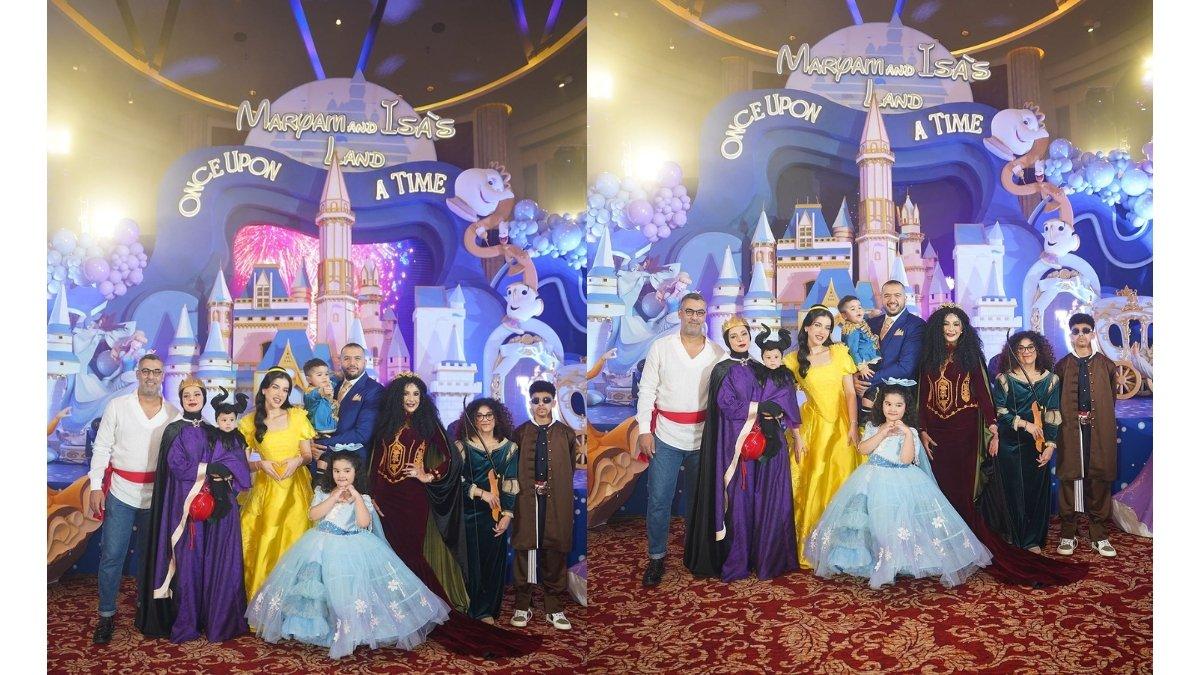 5 potret serunya anak Tasya Farasya pesta ulang tahun Maryam & Isa, Cosplay Disney satu keluarga