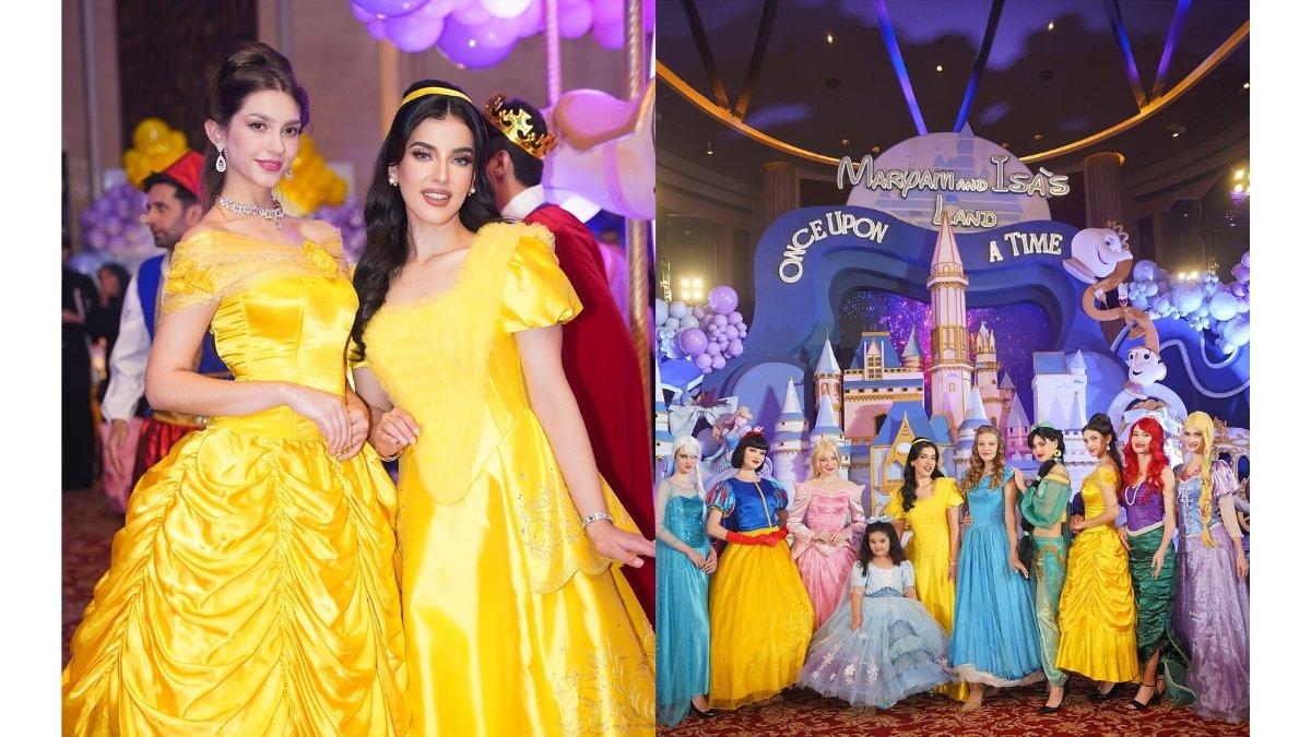 5 potret serunya anak Tasya Farasya pesta ulang tahun Maryam & Isa, Datangkan princess dari eropa