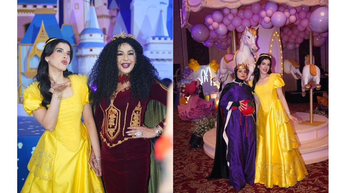 5 potret serunya anak Tasya Farasya pesta ulang tahun Maryam & Isa, Totalitas bareng bunda dan kakak