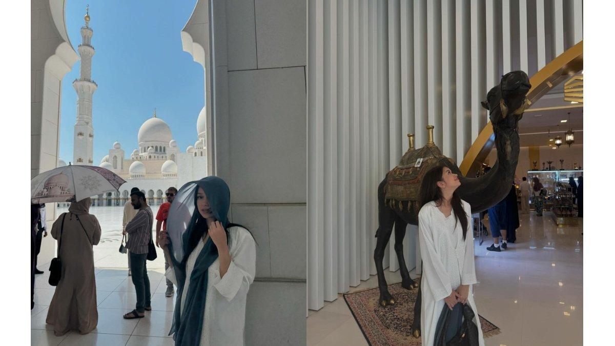 5 unggahan Rebecca Klopper saat di Abu Dhabi dengan sang ayah, Dapat komentar pedas 