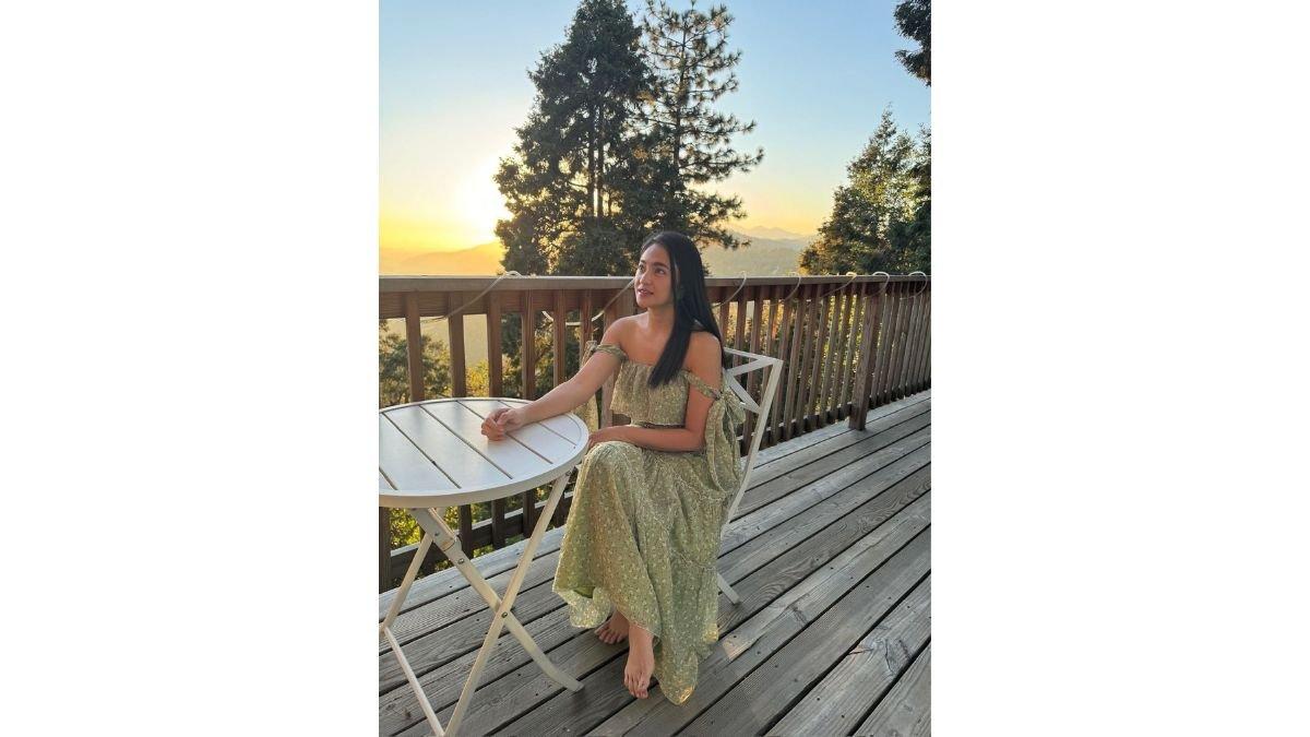 5 unggahan terbaru Marshanda di Los Angeles, California, Kenakan dress dari Bali